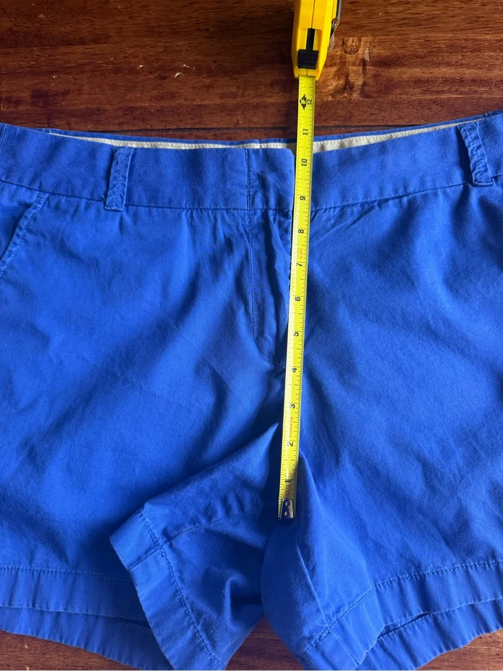 Women’s J. Crew Blue 4.5 Inch Cotton Shorts Size 14